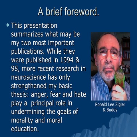 Moral Symmetry & Four Domains Of Moral Education Pres