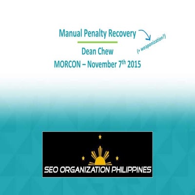 Manual Penalty Recovery by Dean Chew
