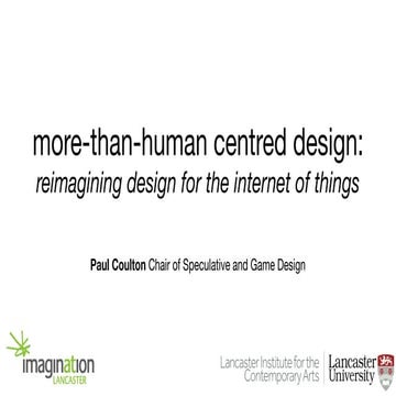 more-than-human centred design: reimagining design for the internet of things