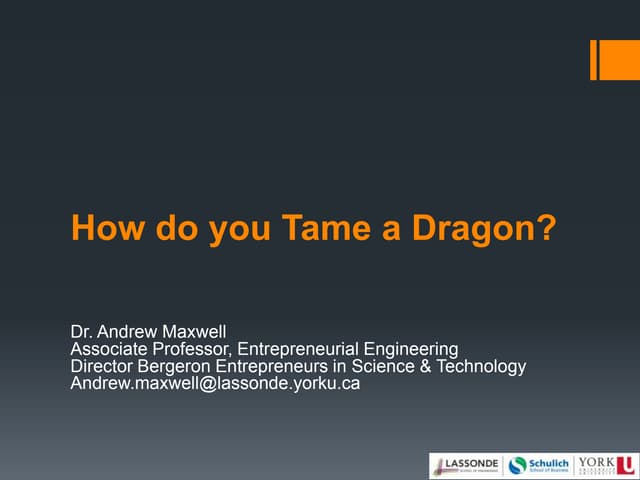 Five words to Tame A Dragon