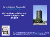 More on basel iii regulating bank l...