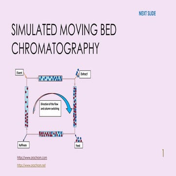 More on simulated moving bed chromatography