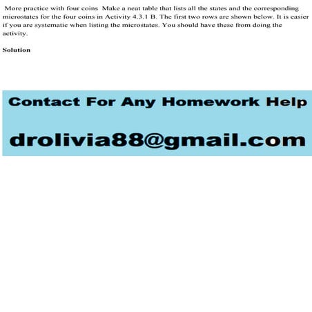 More practice with four coins  Make a neat table that lists all the s.pdf