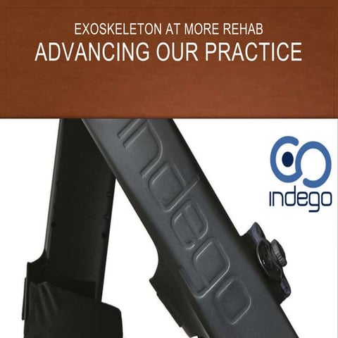 Indego Exoskeleton in Therapy