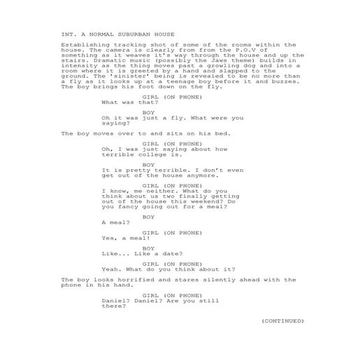 More than a feeling script 2