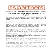 More Than A Third Of Smes In The UK Unsure How They Will Be Impacted By Makin...