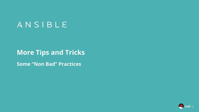 More tips n tricks
