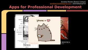 Apps for Professional Development: 5 Apps in 5 Minutes