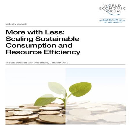 More with Less: Scaling Sustainable Consumption and Resource Efficiency
