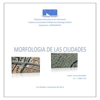 Morfologia de las ciudades