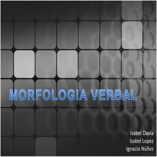 Morfologia verbal