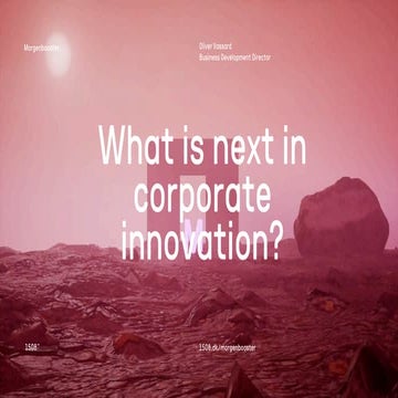 What is Next in Corporate Innovation?