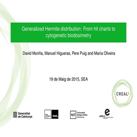 Generalized Hermite distribution: From hit charts to cytogenetic ...