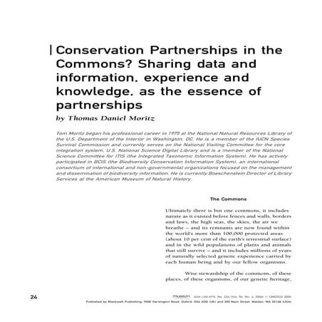 Moritz Museums International "Partnerships in the Commons"