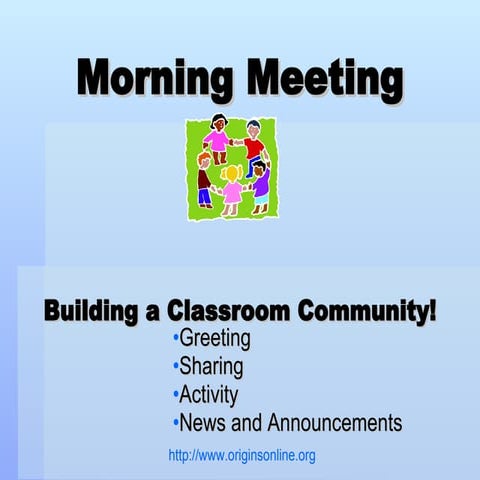 Morning Meeting Greetings