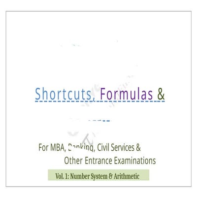 All short tricks of quantitative aptitude