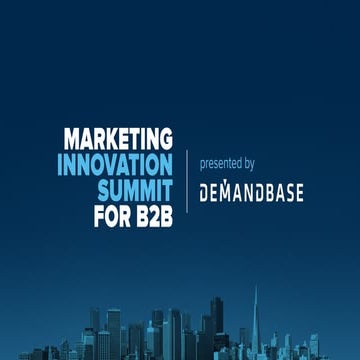 Virtual Marketing Innovation Summit Keynote