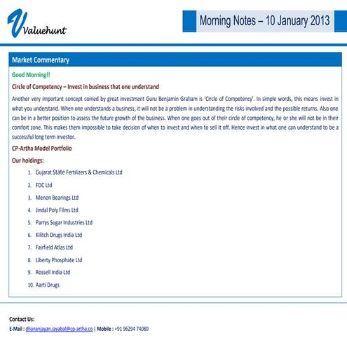 Morning news &_views_-_10012013