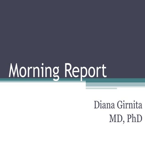 Aortic dissection- morning report