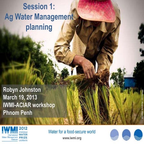 Agricultural water management planning in Cambodia