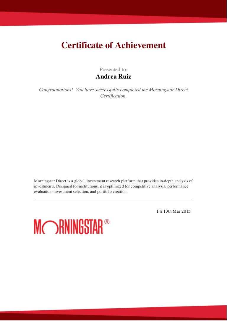 Morningstar Morningstar