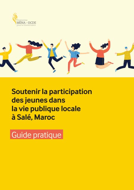 Soutenir la participation des jeunes dans la vie publique locale à Salé, Maroc: Guide pratique