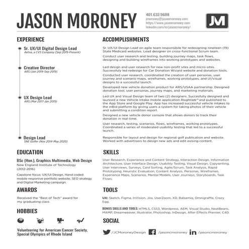 Moroney jason cv