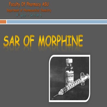 Morphine presentation