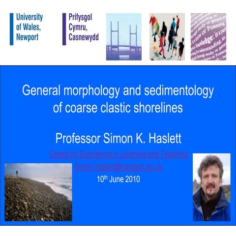 Morphodynamics and sedimentology of coarse clastic shorelines | PPTX