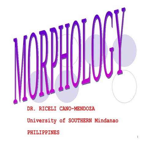 Morphology