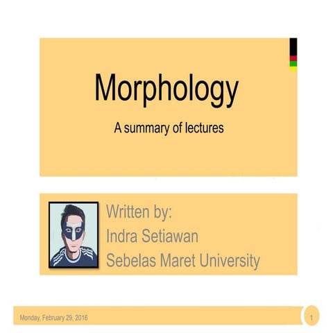 Morphology