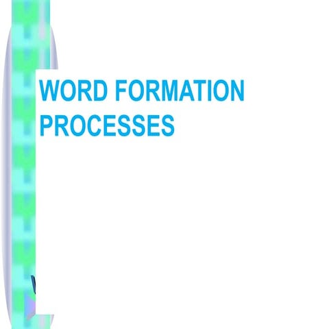 Morphology.2 in English and other word structures | PPT