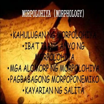 Morpolohiyaaaaaa @archieleous