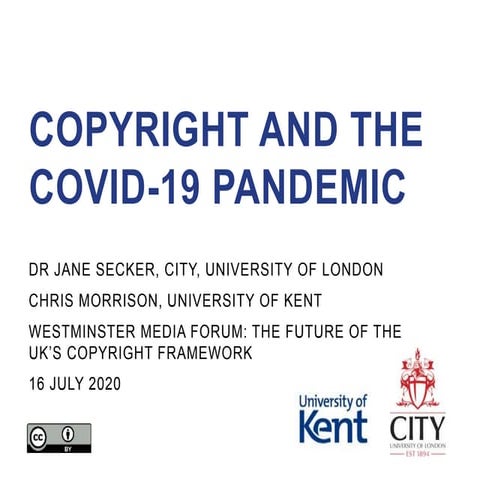 Copyright and the COVID-19 Pandemic