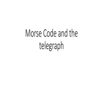 Morse code