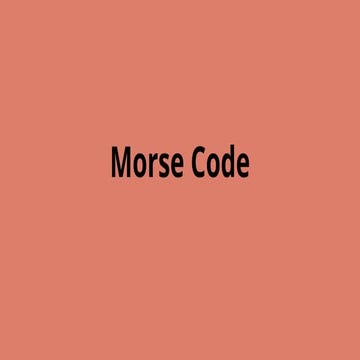 Morse Codeeeeeeeeeeeeeeeeeeeeeeeeeeeeeeeeeeee