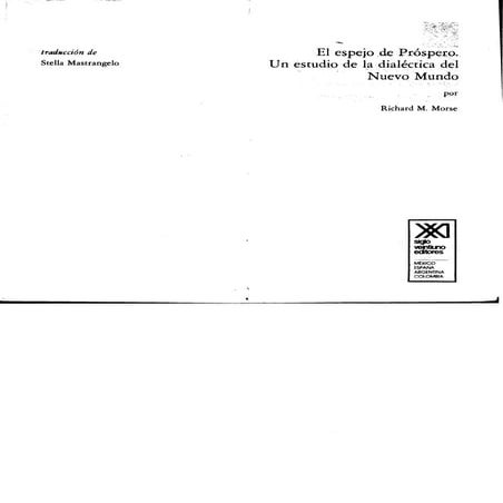 Morse el espejo de próspero