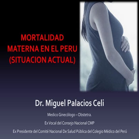 Mortalidad Materna en el Perú: Situación Actual