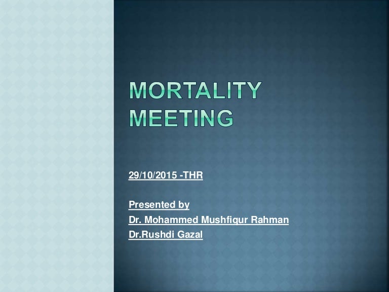 mortality-meeting