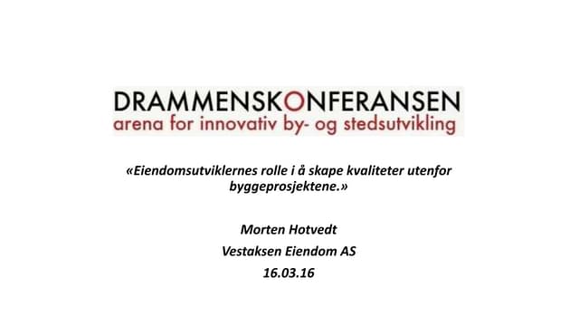 Morten Hotvedt, Vestaksen Eiendom AS
