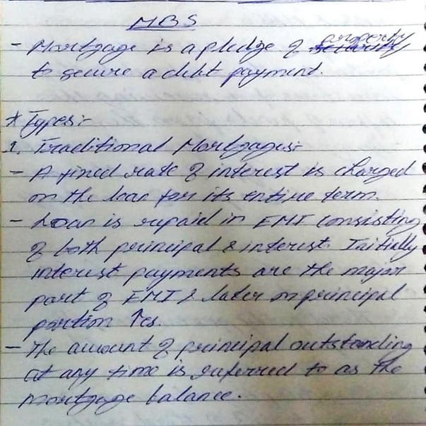 Mortgage backed securities PDF