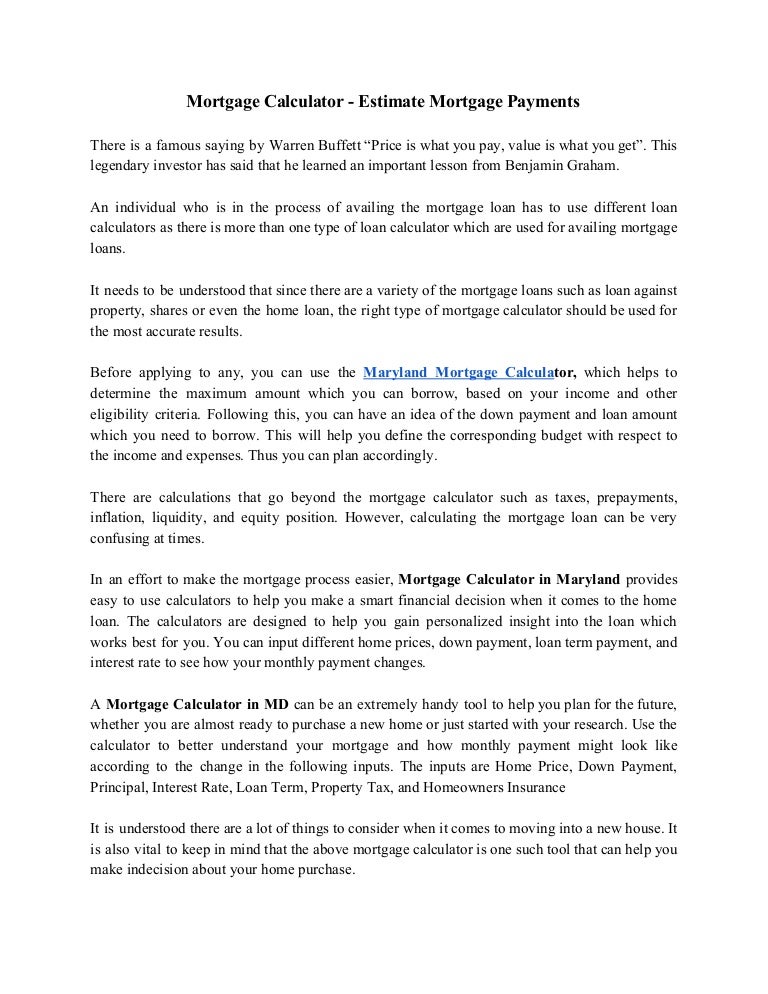 do you need down payment for mortgage