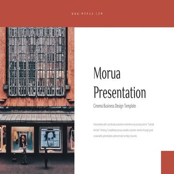 Morua Presentation : Light Color Theme