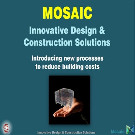 MOSAIC BIM- Innovative Design & Construction Solutions