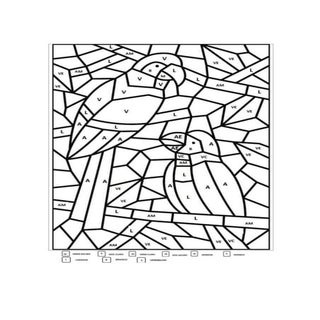 Mosaico para colorir