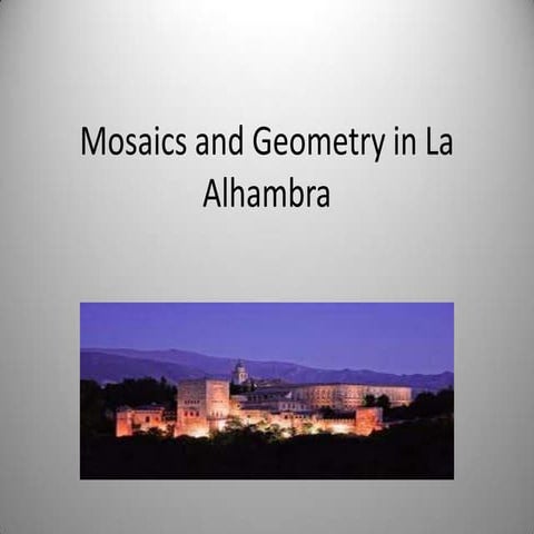 Mosaics in tha Alhambra