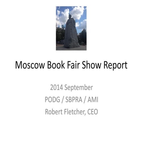 Moscow Book Fair Show Report 2014