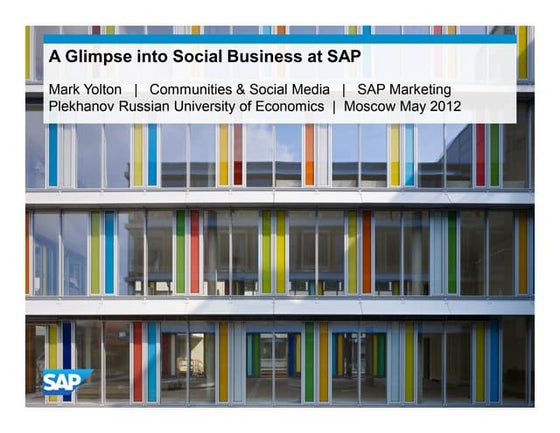 Moscow preso SAP social business MY final