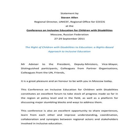  The Right of Children with Disabilities to Education: a Rights-Based Approac...