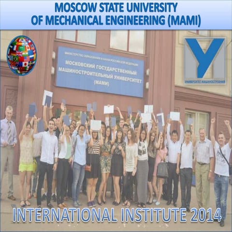 Moscow state university of mechanical engineering slides for foreighn english